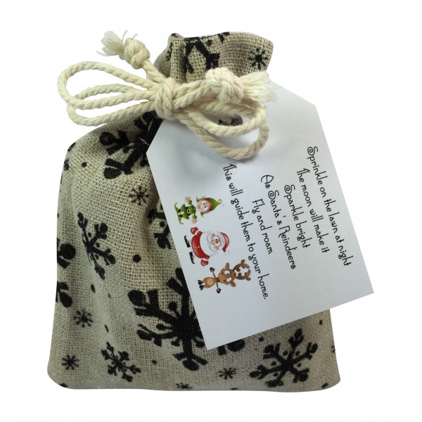 Reindeer Food in a Snowflakes Gift Bag